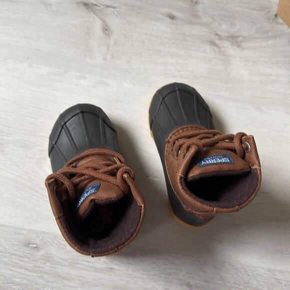 SPERRY Port Boot boys tan/brown 6M NWT in box - Picture 12 of 12
